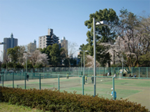 航空公園テニス場