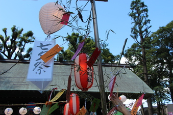 所沢神明社の七夕祭