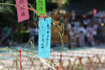 所沢神明社の七夕祭