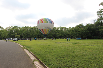 航空公園で気球体験#388069