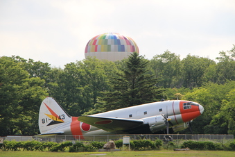 航空公園で気球体験#388071