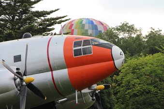 航空公園で気球体験#388072